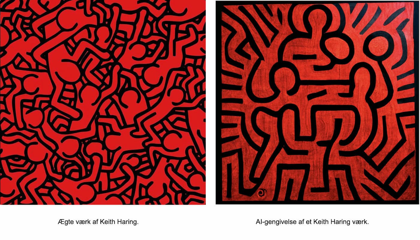 Keith Haring værk og plagiat1 (1)
